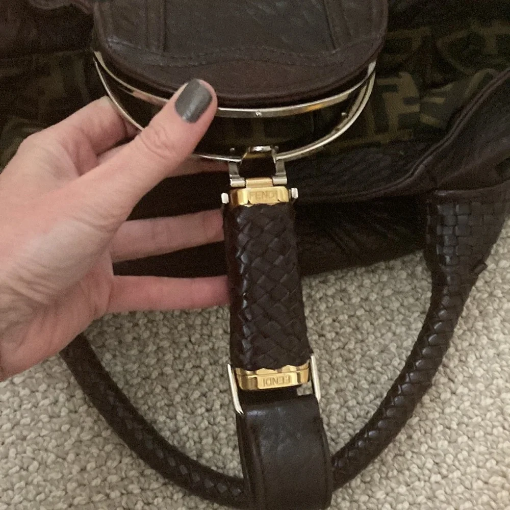 FENDI Spy Bag, brown. - Picture 7 of 12